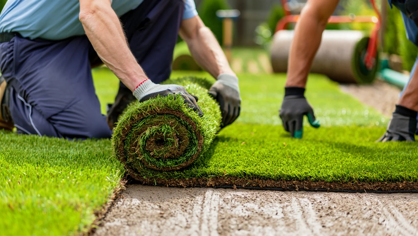 توريد و تركيب ثيل طبيعي