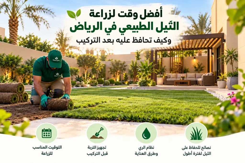 أفضل وقت لزراعة الثيل الطبيعي في الرياض